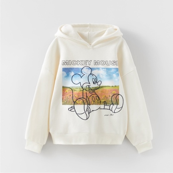 Zara Other - Zara Kids Mickey Mouse Hoodie Sweater